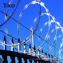 Barbed wire price per roll,razor wire for sale